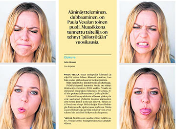 Paula Vesala Helsingin Sanomissa
